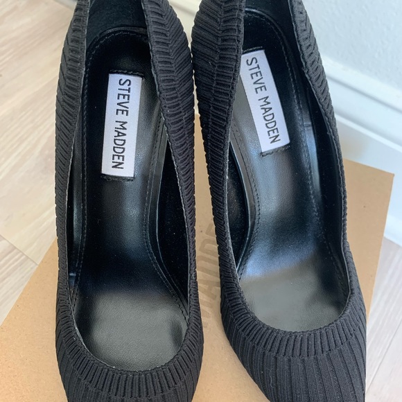 New black stiletto pointed heel - Picture 5 of 9